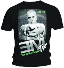 Eminem: Unisex T-Shirt/EM TV Shady Vision (Medium)