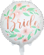Bride Folieballong Blommor