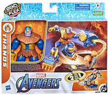 Avengers Bend and Flex 6 Inch Figure & Vehicle 2-in-1 Fire Mission Thanos