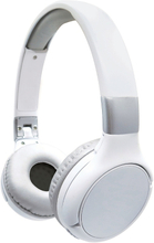 Lexibook - 2 in 1 Foldable Headphones - White/silver