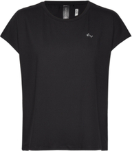 Onpaubree On Ss Bat Loose Tee Noos Sport T-shirts & Tops Short-sleeved Black Only Play