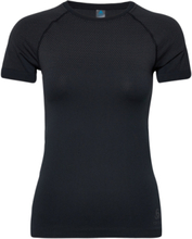 "Odlo Bl Top Crew Neck S/S Performance Light Eco Sport T-shirts & Tops Short-sleeved Black Odlo"