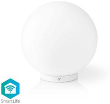 Nedis SmartLife stämningslampa | Wi-Fi | Rund | 360 lm | RGB / Varm till cool vit | 2700 - 6500 K | 5 W | Glas