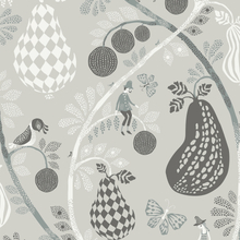 Tapet Fruit Garden - Mid grey, Littlephant