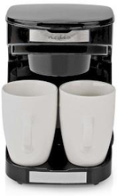 Nedis Kaffebryggare | Filtrera kaffe | 0.25 l | 2 Koppar | Svart