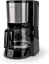 Nedis Kaffebryggare | Filtrera kaffe | 1.5 l | 12 Koppar | Varmhållningsfunktion | Silver / Svart