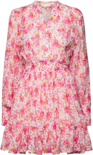 Georgette Mini Dress Dresses Summer Dresses Rosa By Ti Mo*Betinget Tilbud