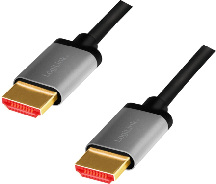 LogiLink: HDMI-kabel Ultra High Speed 8K/60 4K/120Hz 1m
