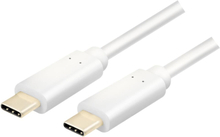 LogiLink: USB-C - USB-C-kabel USB 3.2 Gen2x1 60W 1m Vit