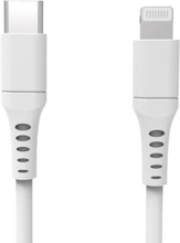 GEAR Laddkabel USB-C till Lightning 3m Vit MFI C94