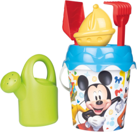 Micky Sand Bucket Set With Watering Can Toys Outdoor Toys Sand Toys Multi/mønstret Smoby*Betinget Tilbud