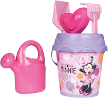 Minnie Sand Bucket Set With Watering Can Toys Outdoor Toys Sand Toys Multi/patterned Smoby
