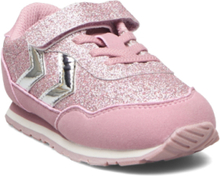 Reflex Glitter Infant Sport Pre-walkers - Beginner Shoes Pink Hummel
