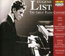 List Eugene: Great Piano Concertos