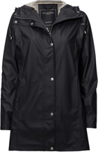 Raincoat Outerwear Rainwear Rain Coats Svart Ilse Jacobsen*Betinget Tilbud