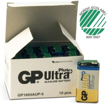 Gp Battery Ultra Plus Alkaline 9v/6lf22 10pcs
