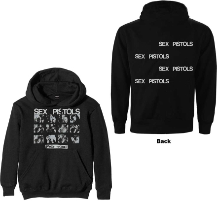The Sex Pistols: Unisex Pullover Hoodie/Pretty Vacant (Back Print) (Small)