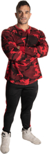 Gasp Thermal Logo Sweater, rød camo genser