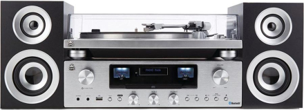 GPO Stereopaket med CD & vinylspelare PR100/200