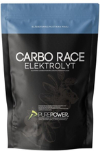 PurePower Carbo Race Drikk Blåbær, 1 Kg, Energi og Electrolytter