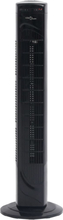 vidaXL Tornfläkt med fjärrkontroll och timer Φ24x80 cm svart