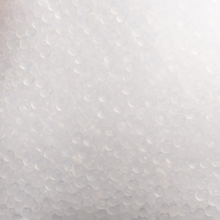 Plast hagel / plastgranulat / fyllning av docka transparent 500g