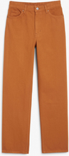 Taiki high waist straight leg jeans - Orange