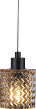 Nordlux Hanglamp Hollywood Ø 11 cm amber zwart