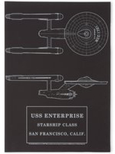 Star Trek Starfleet Original USS Enterprise Giclee Art Print - A4 - Print Only