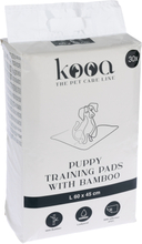 kooa Trainingsunterlage mit Bambus für Hundewelpen - Medium: L 45 x B 30 cm, 30 Stück