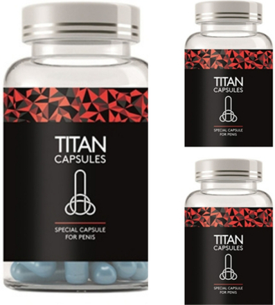 Titan Enlarger Kapsler 3 burkar