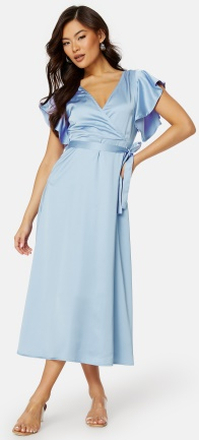VILA Carolina S/S V-Neck Midi Dress Sweet Lavender 40