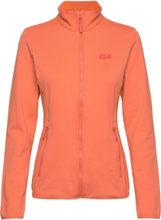 Peak Grid Fleece W Sport Sweat-shirts & Hoodies Fleeces & Midlayers Orange Jack Wolfskin