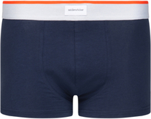 3er Pack seidensticker Cotton Flex Short Trunk Boxershorts für Herren mit elastischem Bund 12.200024 Orange/Navy/Grau