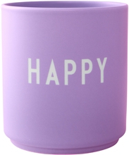 Design Letters Favoritkopp Happy / Purple