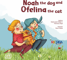 Noah the dog and Ofelina the cat