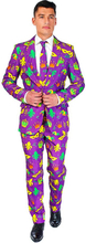 Suitmeister Mardi Gras Purple Icons Kostym - Medium