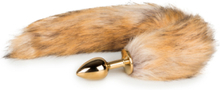 Foxy Tail Plug Gold No 1 | Analplugg med rävsvans