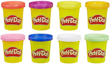 Play-Doh Leklera 8 st burkar (Rainbow)