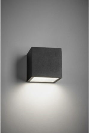 Light-Point - Cube LED Außen-Wandleuchte 3000K Down Schwarz