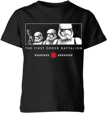 The Rise of Skywalker First Order Battalion Kids' T-Shirt - Black - 9-10 Years