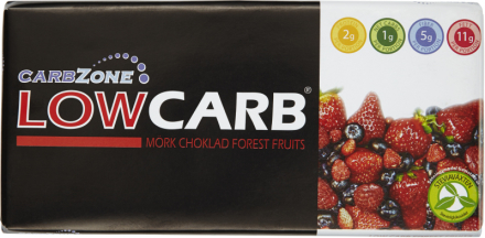 Carb Zone 2 x Mörk Choklad "Low Carb Forest Fruits"