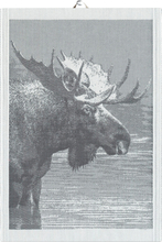 Ekelund - Skogens konge håndkle 35x50 cm grå