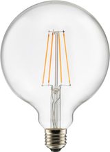 Globen Lighting Lyspære E27 LED 3-trinns dimbar Globe 125 mm 0,4-7W, klar