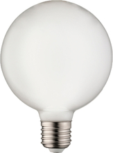 Globen Lighting Lyspære E27 LED 3-trinns dimbar Globe 125 mm 0,4-7W, opal