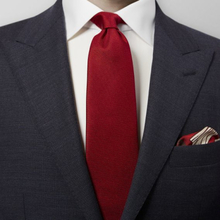 Eton Röd panamavävd slips