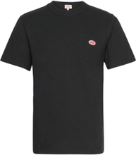 Basic Pocket T-Shirt "Callac" T-shirts Short-sleeved Svart Armor Lux*Betinget Tilbud