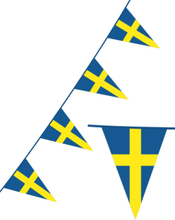 Svensk Flagg Vimpelbanner på 10 Meter