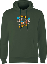 The Flintstones Squad Goals Hoodie - Forest Green - S - Forest Green