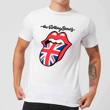 Rolling Stones UK Tongue Men's T-Shirt - White - S